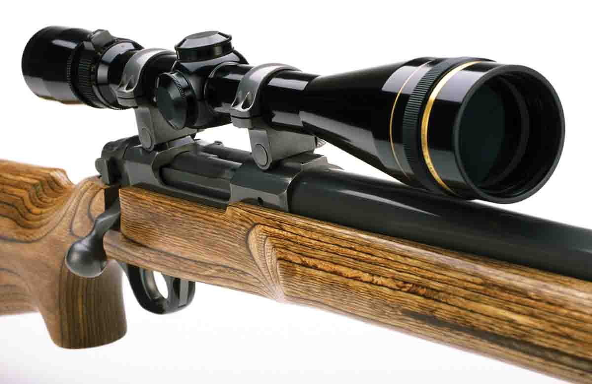 No matter what rifle you have, a good variable scope with an adjustable objective is a must for any type of small game including chucks. All mounted on this Ruger Target rifle, this rig is ready to go.